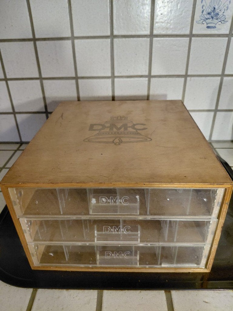 Garenkastje - fourniturenkastje - DMC - winkeldisplay, Ophalen of Verzenden