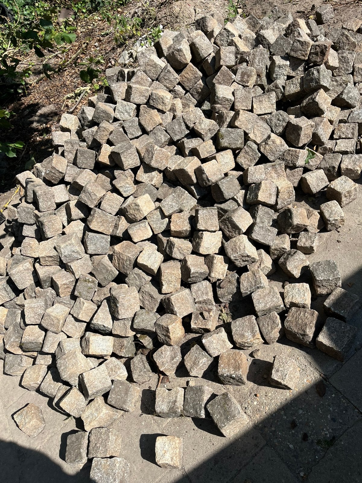 Granieten kindekopjes, Tuin en Terras, Grind, Keien en Split, Gebruikt, Graniet, Ophalen of Verzenden, Kei