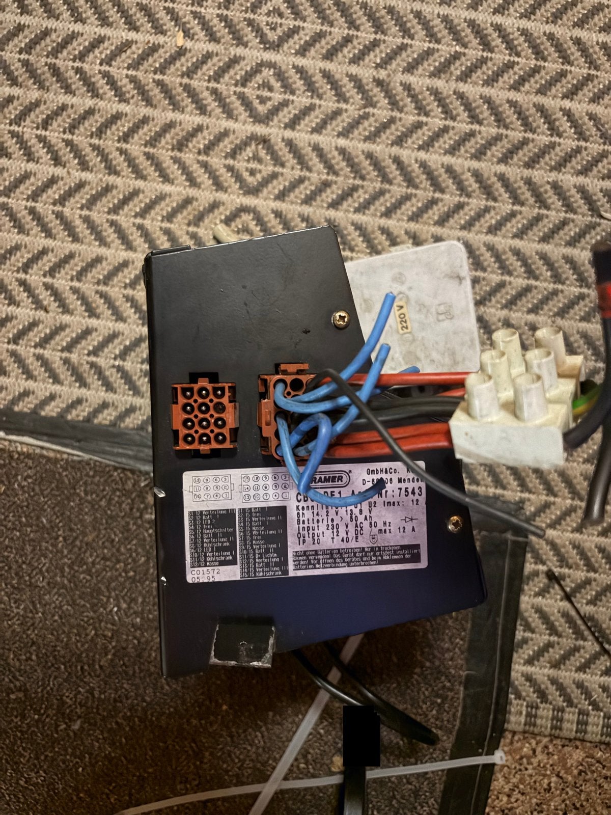 Camper Laadsysteem met Bedieningspaneel 12V, Caravans en Kamperen, Ophalen of Verzenden, Gebruikt