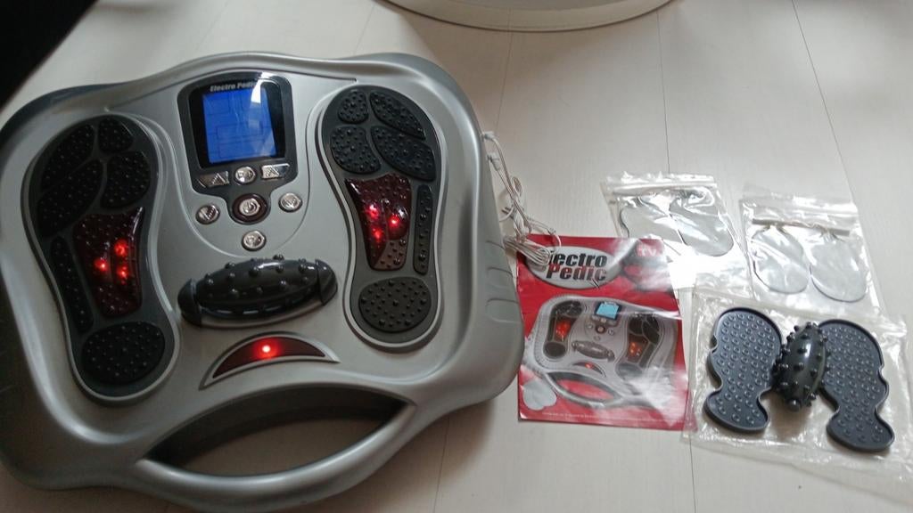 Electro Pedic Voetmassageapparaat met accessoires v weinig, Ophalen of Verzenden, Nieuw, Apparaat