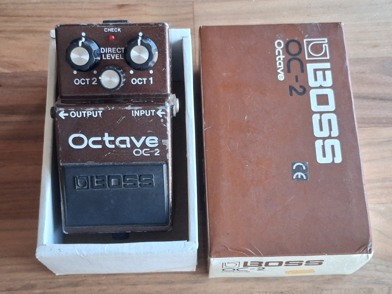 Boss OC-2 Octave Pedaal (Taiwan 1990) inclusief doos, Ophalen of Verzenden, Gebruikt, Overige typen