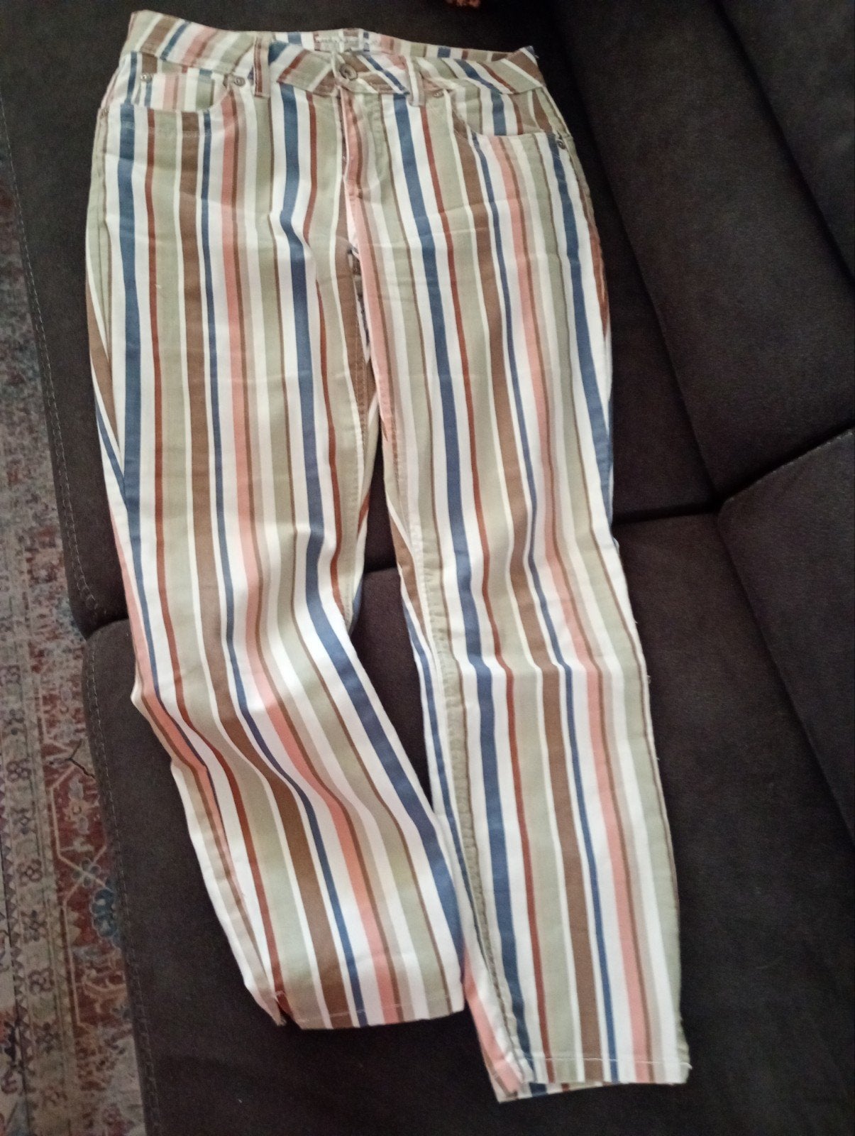 Red Button Gestreepte Broek Maat 38, Maat 38/40 (M), Meerkleurig, Ophalen of Verzenden, Lang