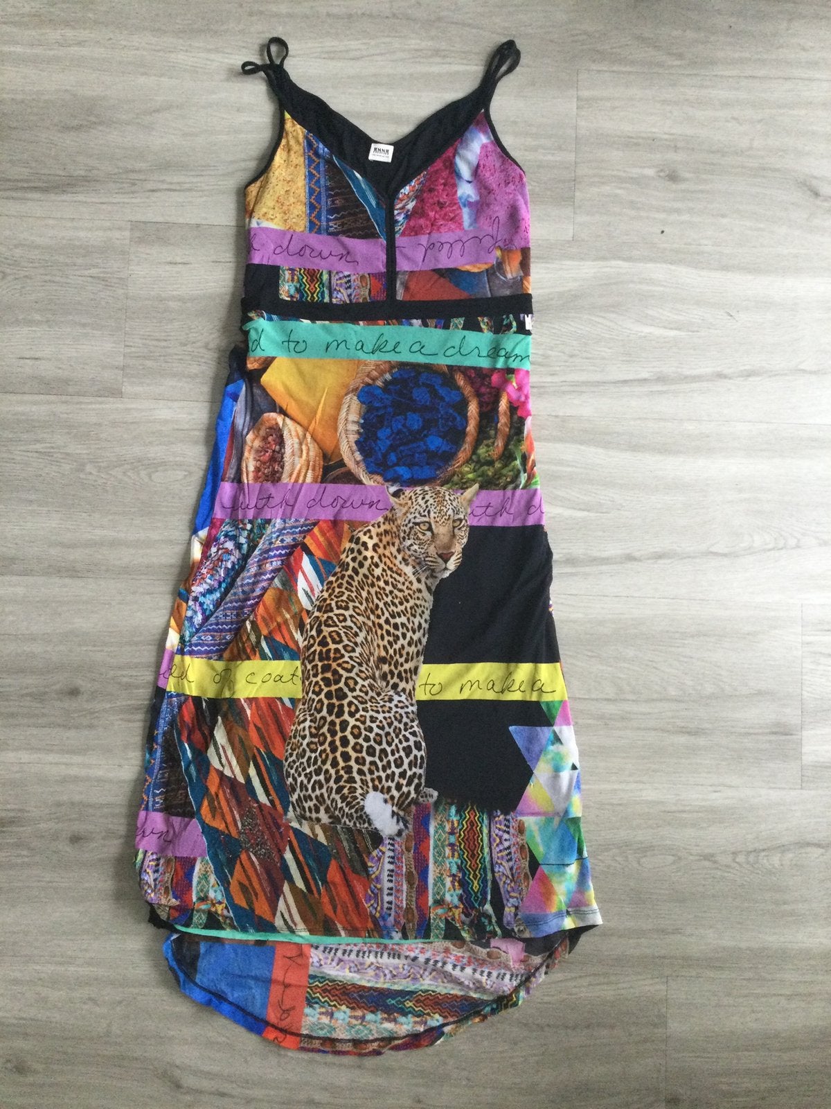 Zomerjurk ANNA maat M, Ophalen of Verzenden, Zo goed als nieuw, Maat 38/40 (M), Onder de knie