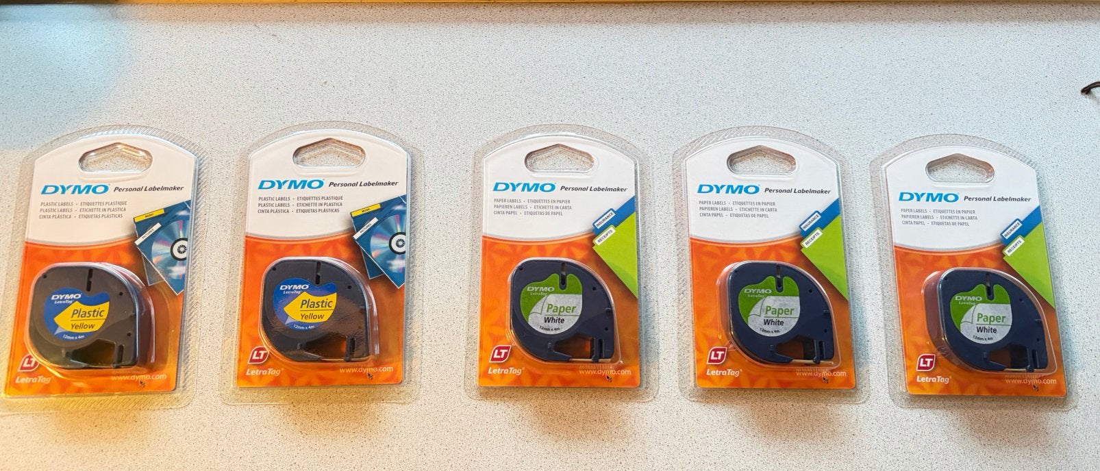 DYMO LetraTag originele papieren labels, Ophalen, Nieuw, DYMO