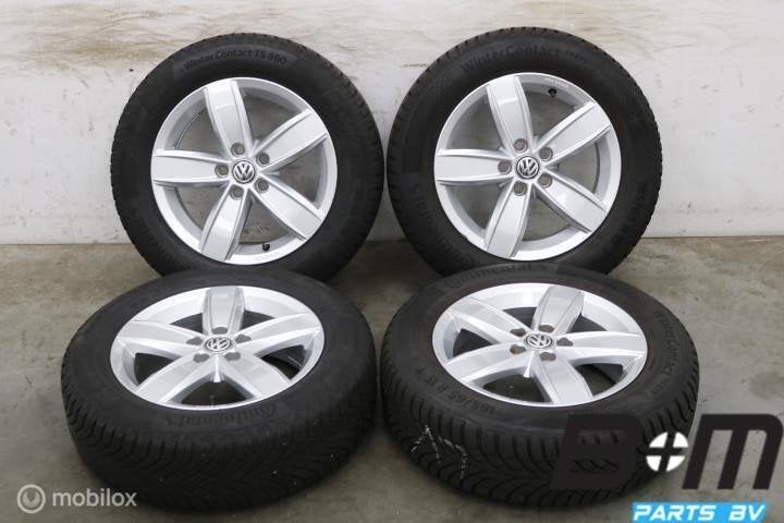WINTER! ORIGINEEL! 15 inch velgen VW Polo 2G! 2G0071495, Gebruikt, 15 inch, Banden en Velgen