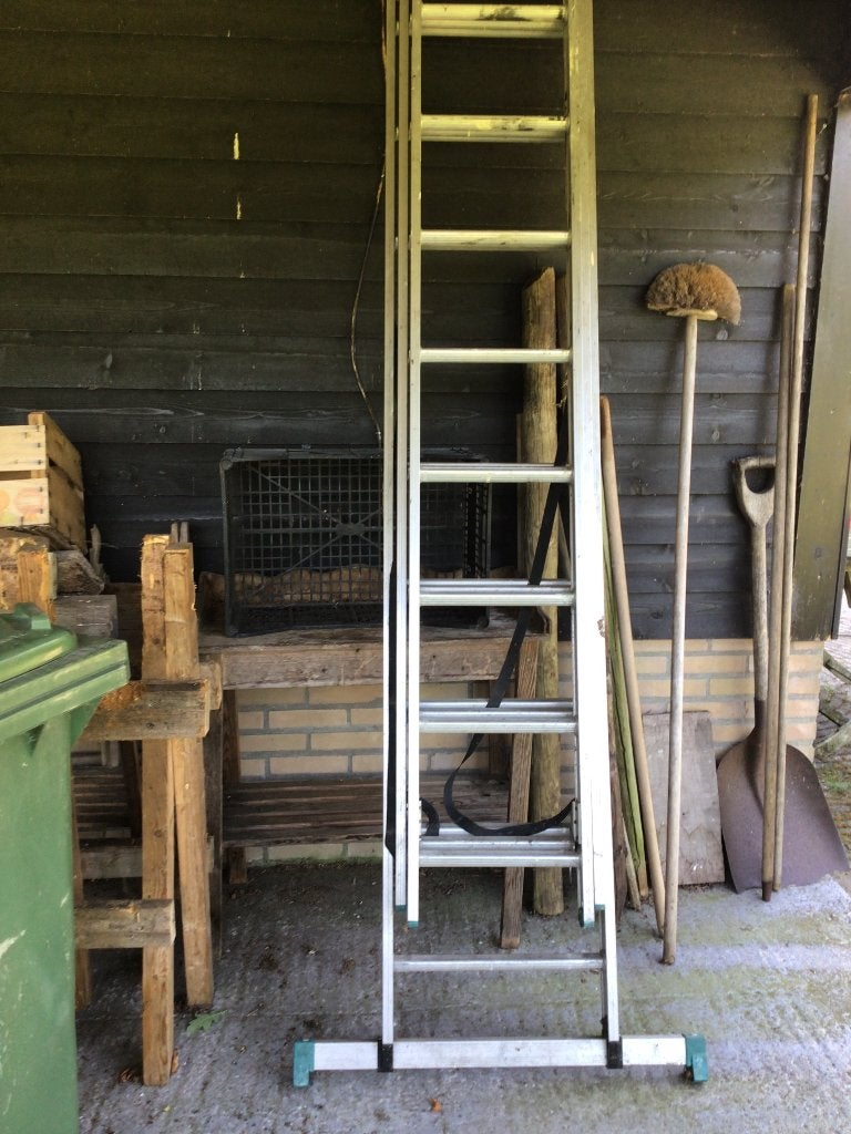 Ladder grote drie delige ladder, Ophalen, Zo goed als nieuw, Ladder, 4 meter of meer
