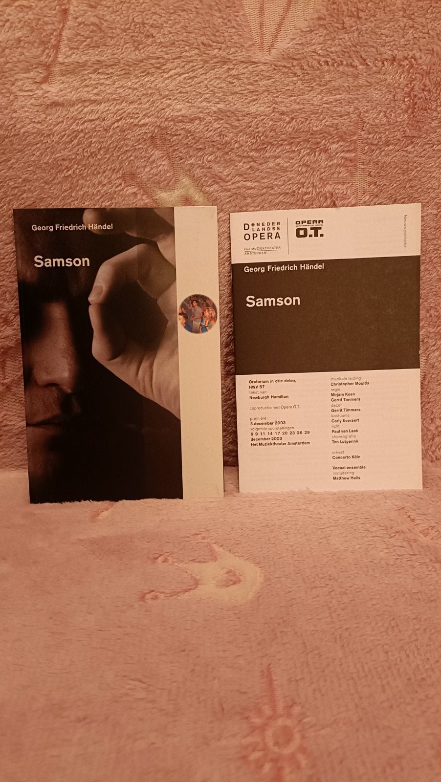 DNO - Samson, De Nederlandse Opera, Ophalen of Verzenden, Zo goed als nieuw, Overige onderwerpen