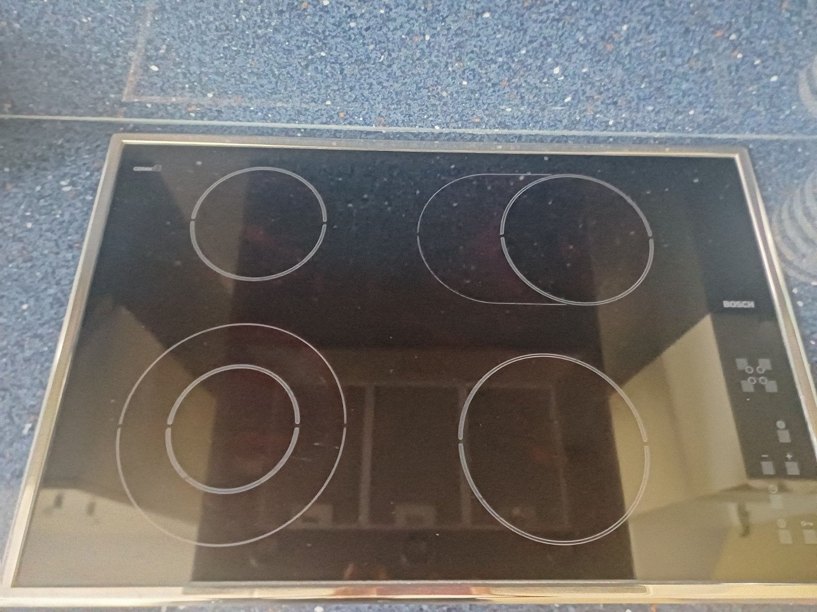 Bosch halogeen kookplaat 76cm breed, Ophalen, Inbouw, Minder dan 85 cm