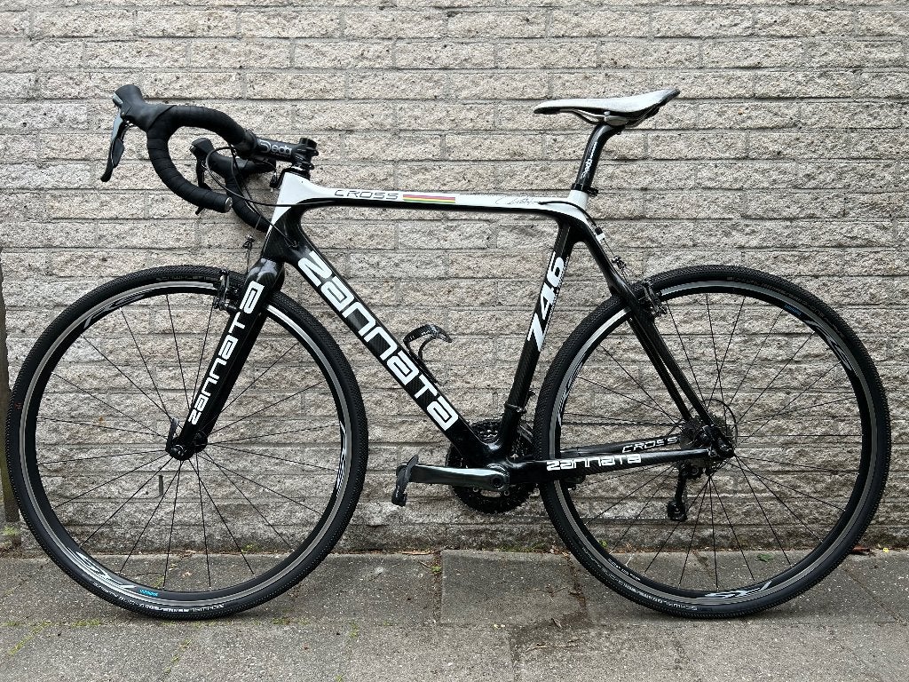 Zannata Z46 Cross-Gravel Fiets, Gebruikt, Velgrem, 15 tot 20 versnellingen, 57 tot 61 cm