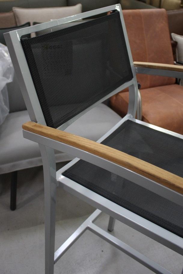 Luxe barstoelen barkrukken tuinstoel aluminium hout terras, Ophalen, 5 krukken of meer, Met voetsteun, 60 tot 90 cm