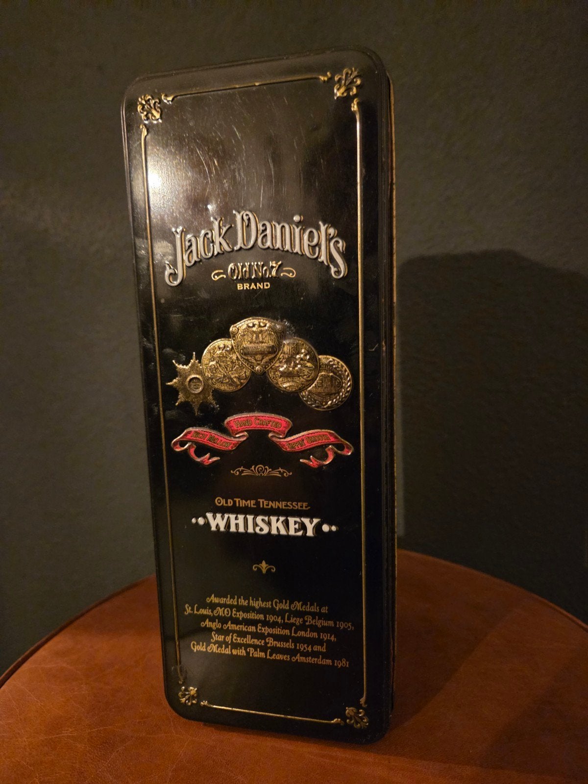 Jack Daniel's Whiskey Blik - Decoratief Verzamelobject, Verzamelen, Ophalen of Verzenden, Gebruikt, Overige, Overige merken