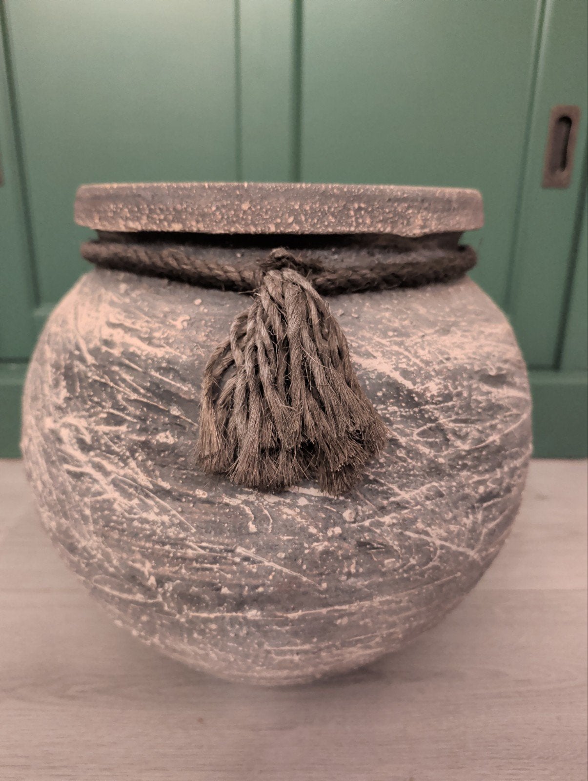 Planten pot met touw, Huis en Inrichting, Woonaccessoires | Vazen, Ophalen