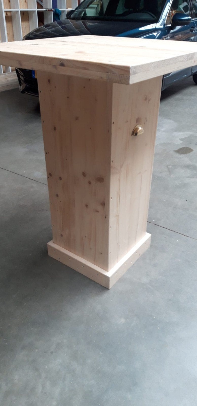 steigerhouten statafel bartafel, Ophalen, Nieuw