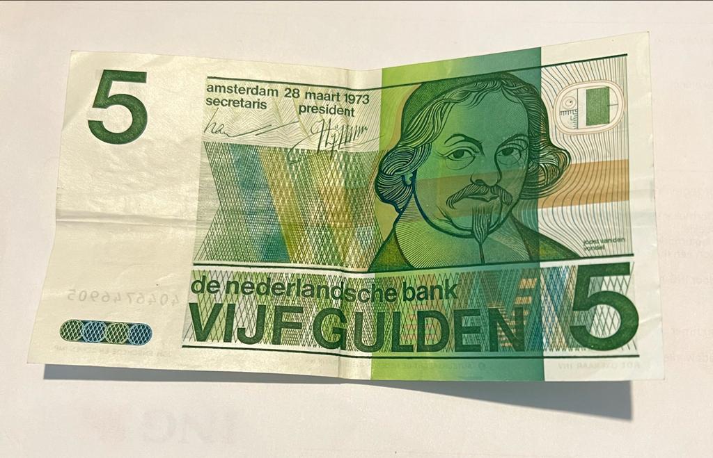 Zeldzaam 5 Gulden biljet uit 1973 - J.P. Coen, Ophalen of Verzenden, 5 gulden, Los biljet