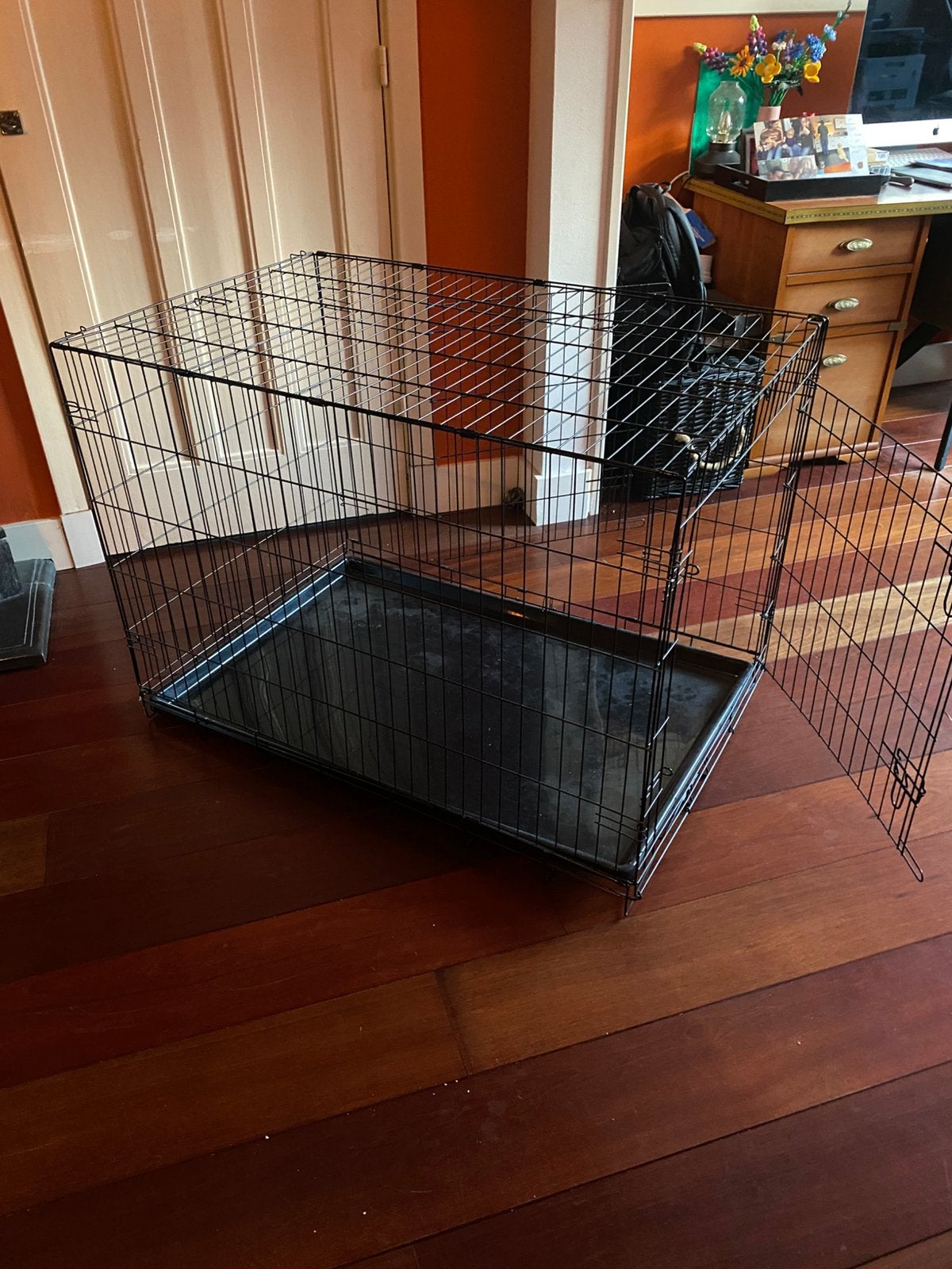 Zwarte Adori bench. 107x71x77 cm, Dieren en Toebehoren, Ophalen, Zo goed als nieuw