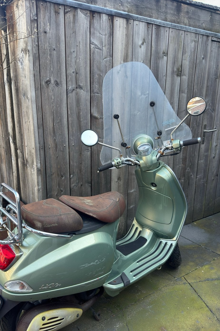 Vespa LXV Vintage Look - Groen - 2010 - 13475 km, Fietsen en Brommers, Scooters | Vespa, Ophalen, Gebruikt, Vespa LXV, Benzine