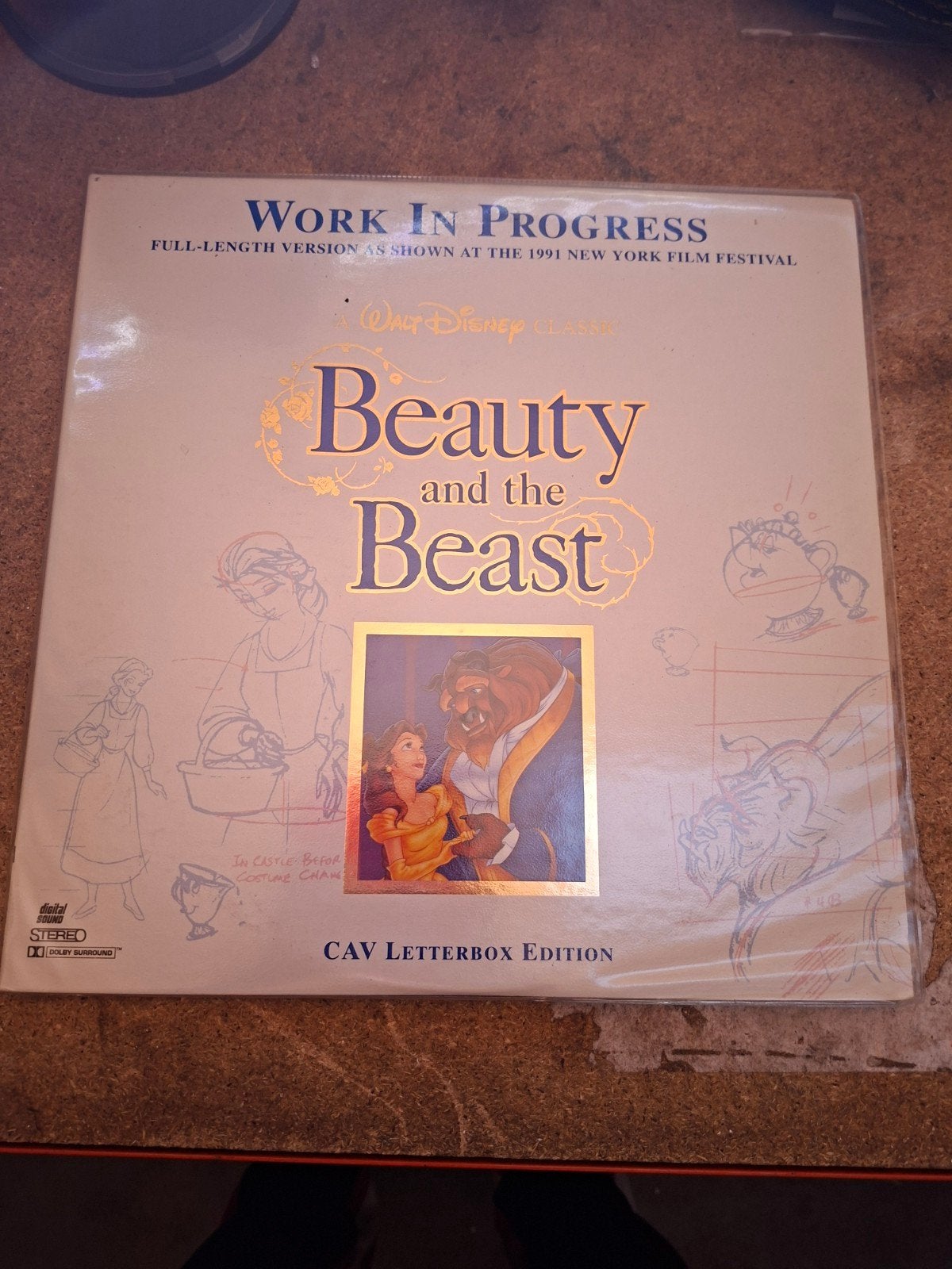 Walt Disney's Beauty and the Beast CAV Letterbox Edition, Alle leeftijden, Ophalen of Verzenden, Gebruikt, Amerikaans