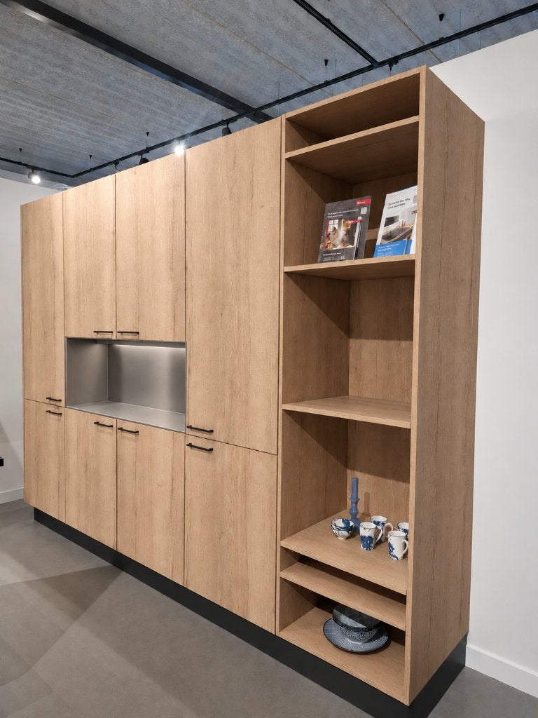 Moderne Keukenkasten - Zonder Apparatuur, Met deur(en), 200 cm of meer, Ophalen of Verzenden, Zo goed als nieuw