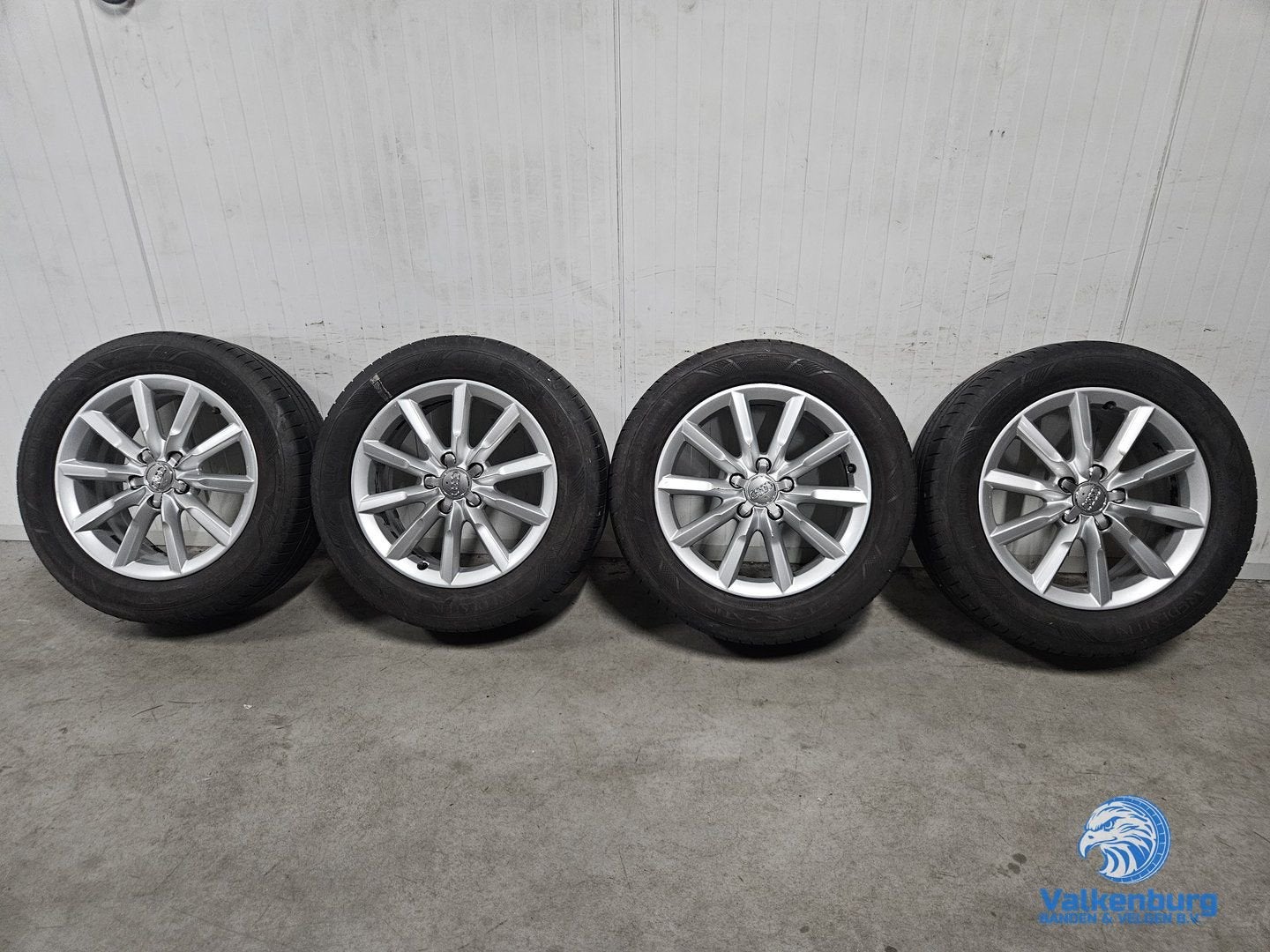 5-6mm! Originele Audi Q3 8U 17 inch velgen 5x112 zomerbanden, Gebruikt, -, -, Banden en Velgen
