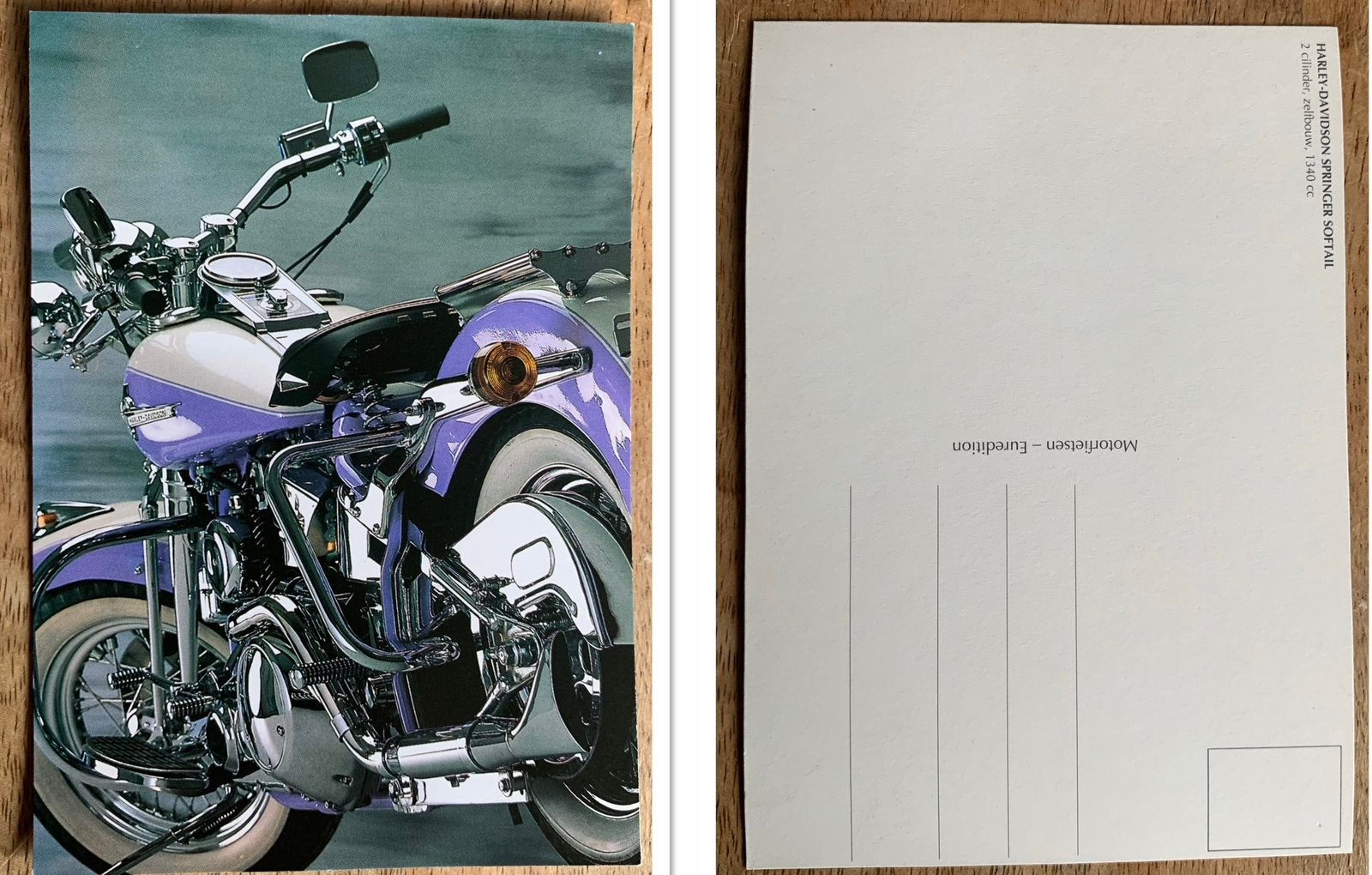Harley-Davidson Springer Softail AnsichtKaart, Ophalen of Verzenden
