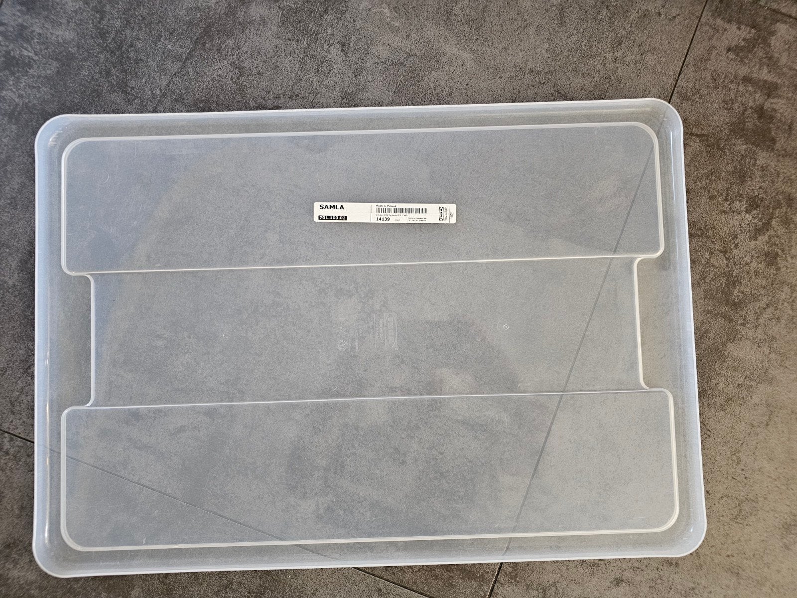 Deksel voor IKEA SAMLA opbergbox - Transparant, Doe-het-zelf en Verbouw, Kratten en Dozen, Ophalen, 40 tot 60 cm, Overige typen