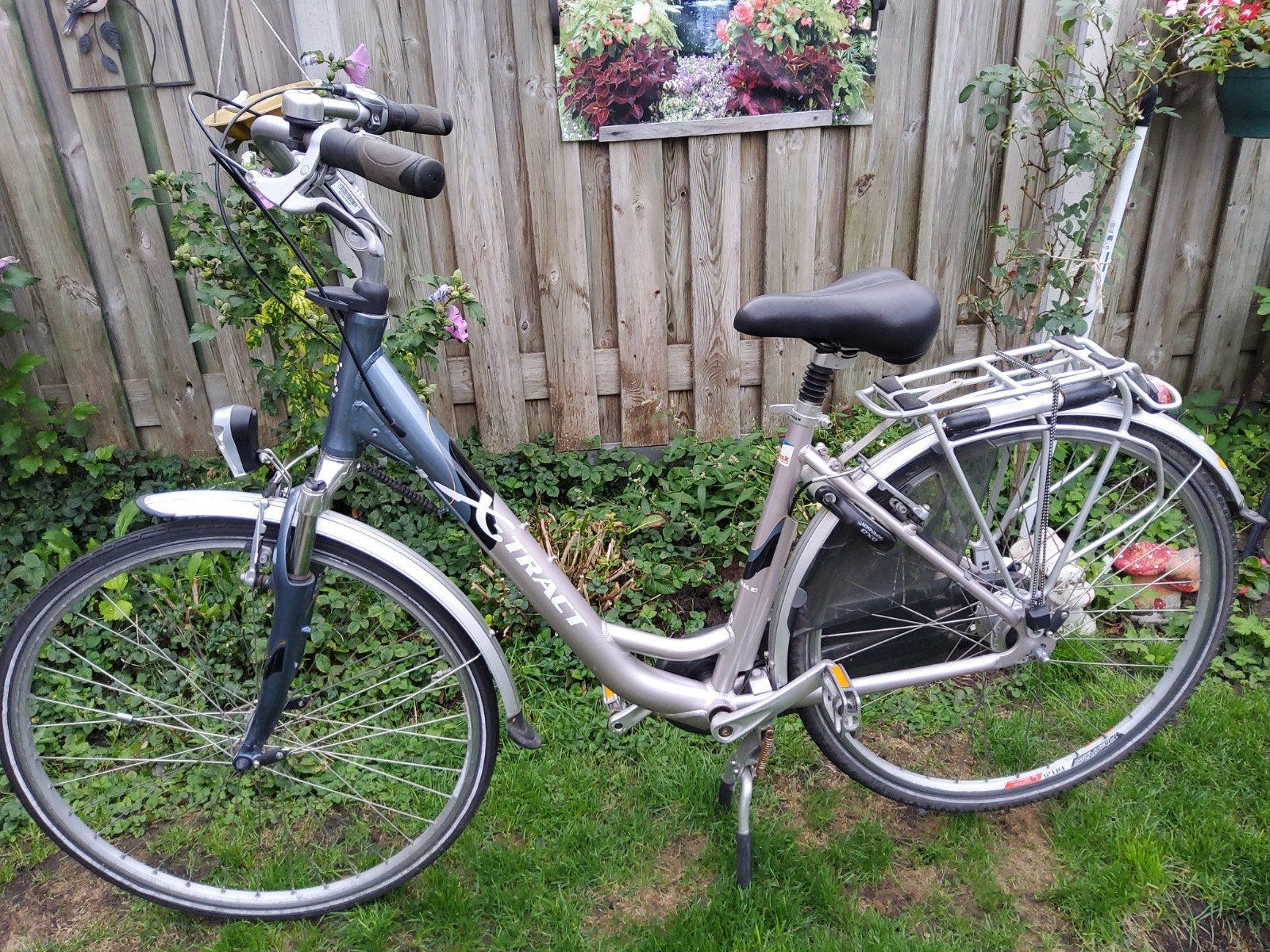 Dames fiets x tract 7 versnellingen, Fietsen en Brommers, Fietsen | Dames | Damesfietsen, Overige merken, Versnellingen, Zo goed als nieuw