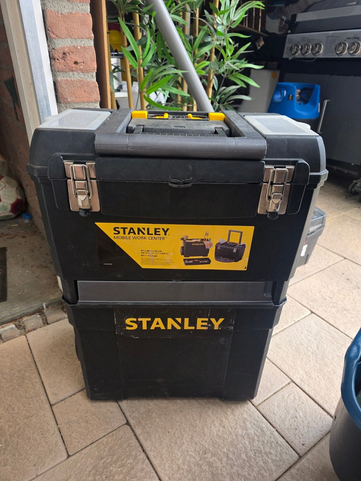 Stanley Mobile Work Center Gereedschapskist op wielen, Doe-het-zelf en Verbouw, Gereedschapskisten, Ophalen
