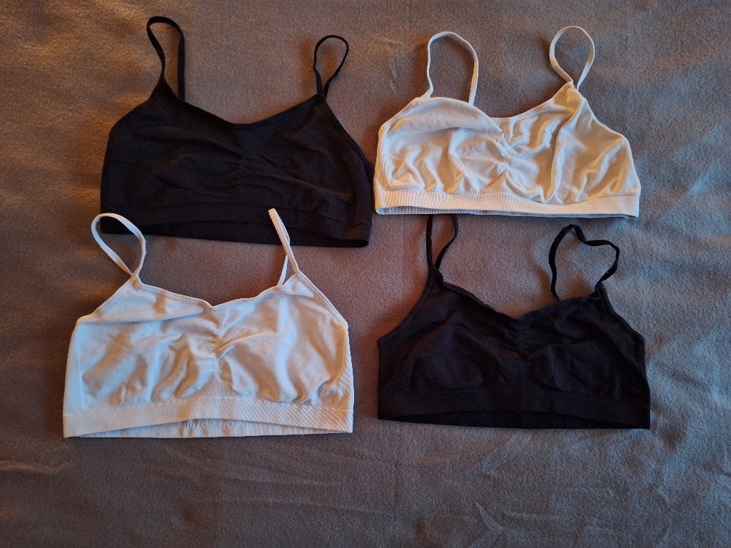 4 x bh topje zwart en wit maat 152 en maat 170 Hema, Kinderen en Baby's, Nacht- of Onderkleding, Meisje, Ophalen of Verzenden