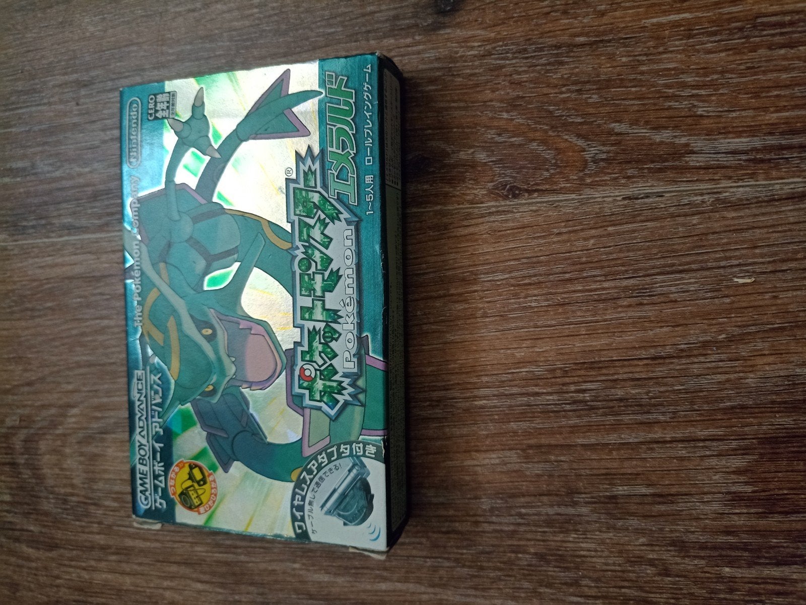 Pokémon Emerald (Japans) Game Boy Advance, 1 speler, Ophalen of Verzenden, Zo goed als nieuw, Role Playing Game (Rpg)