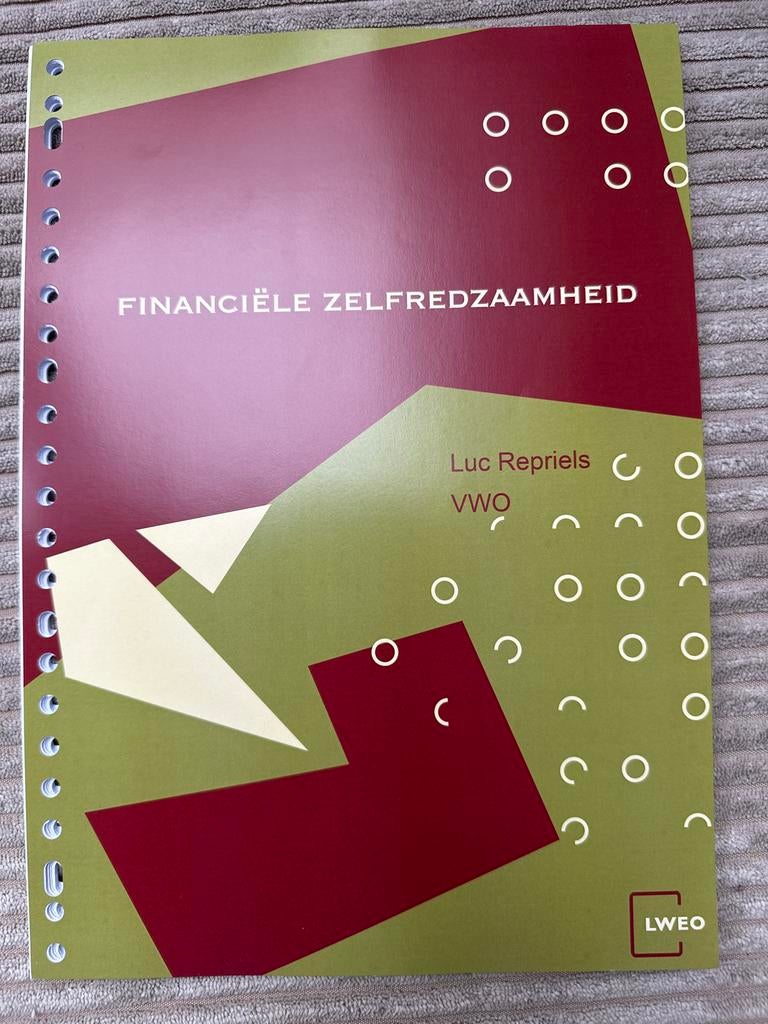 Financiële Zelfredzaamheid VWO - Luc Repriels, Ophalen of Verzenden, Gamma, Zo goed als nieuw