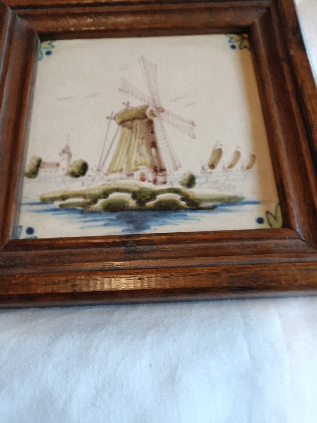 Koninklijke Tichelaar Tegel 1978 - Hollands Tafereel Molen, Ophalen of Verzenden