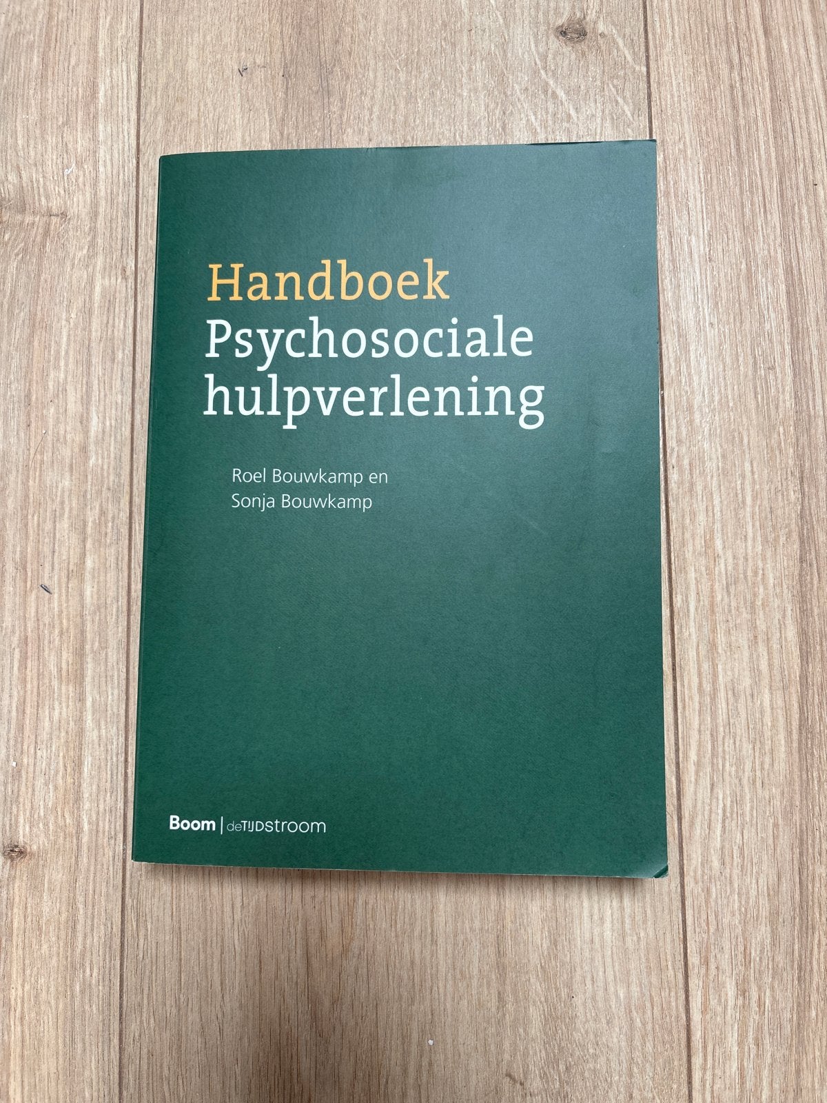 Handboek Psychosociale Hulpverlening HBO - Bouwmans/Bouwkamp, Ophalen of Verzenden, Gamma, Zo goed als nieuw, HBO
