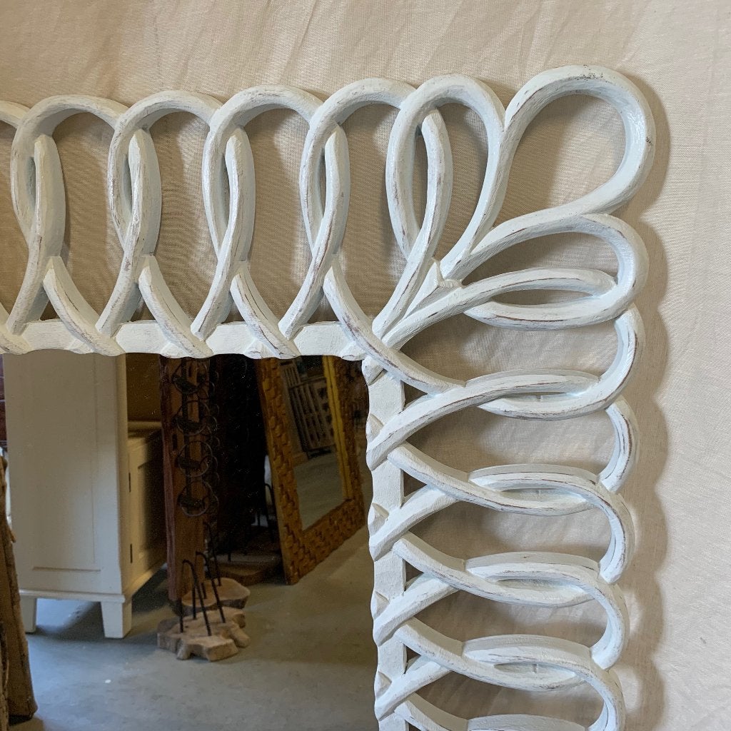 wandspiegel - houten lijst - 120 x 80 cm - Gratis bezorgd, TTM Wonen, Meubels – (Perzische) Tapijten en Woonaccessoires, Nieuw