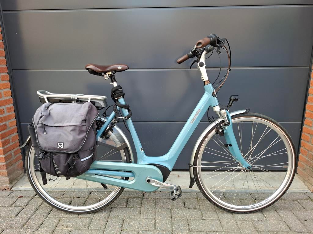 Gazelle Orange C7+ 57cm dames e-bike als nieuw (2017), Fietsen en Brommers, Elektrische fietsen, Ophalen, Zo goed als nieuw, 50 km per accu of meer