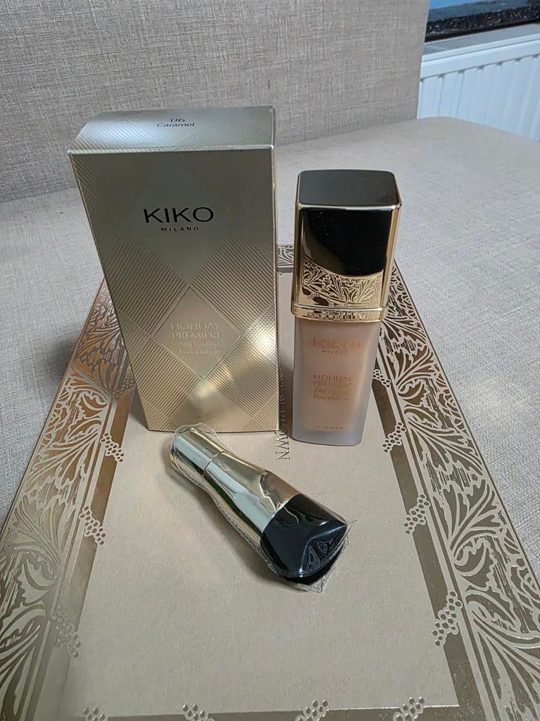 Kiko Milano Holiday Première Foundation 06 Caramel, Bruin, Gehele gezicht, Nieuw, Ophalen of Verzenden