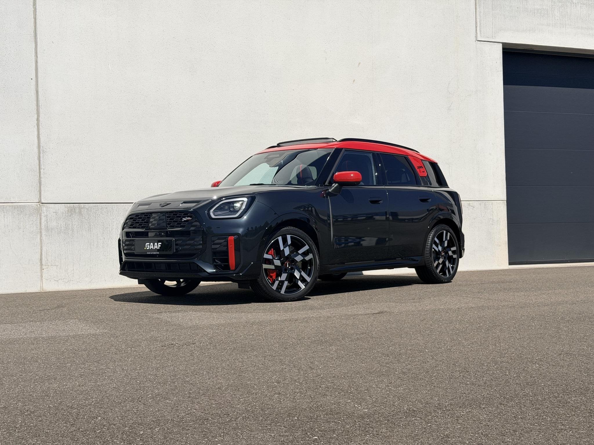 MINI Countryman John Cooper Works ALL4 |Pack XL | Panoramada, Auto's, Stof, Gebruikt, Zwart, Bedrijf