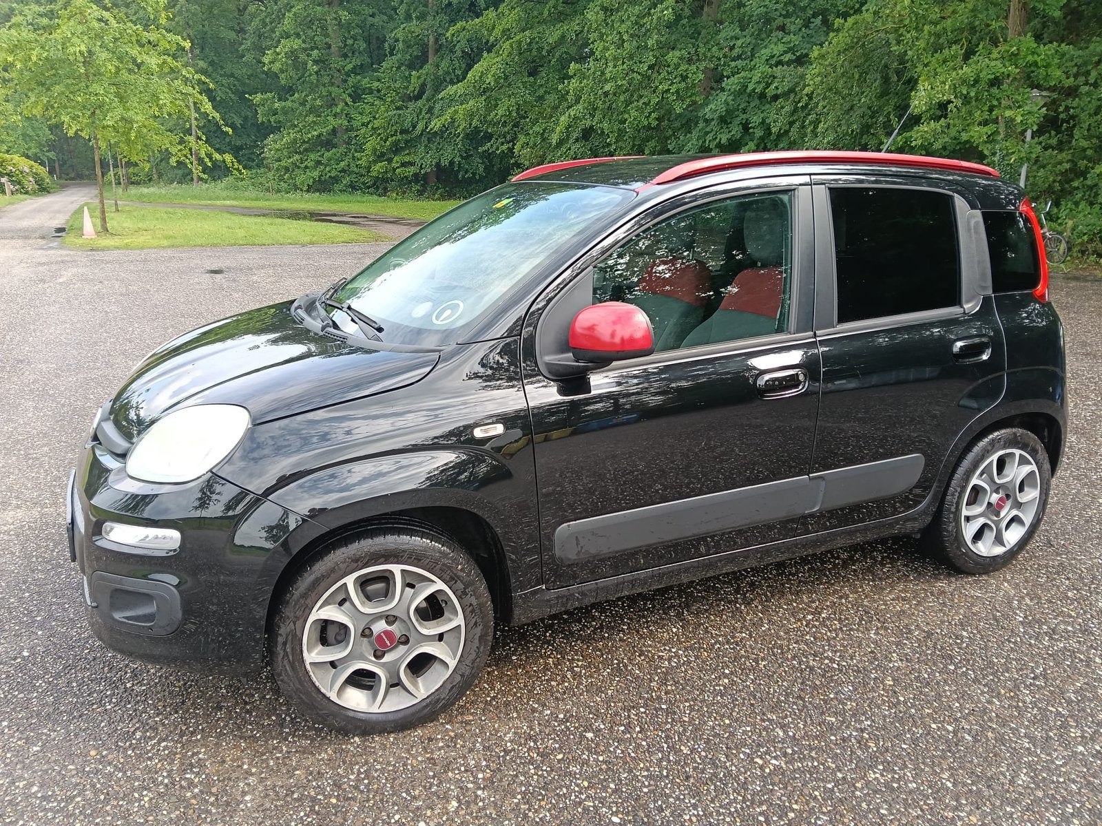 Fiat Panda Twinair 85 2012 Zwart, Voorwielaandrijving, Euro 5, 40 €/maand, Panda
