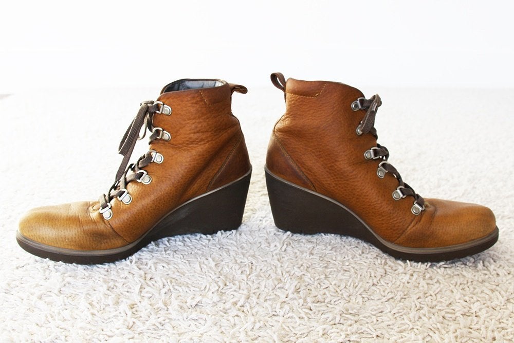 Zeer Mooie Leren Ecco Schoenen (Maat 39) € 40,-, Kleding | Dames, Schoenen, Overige kleuren, Ophalen of Verzenden, Zo goed als nieuw