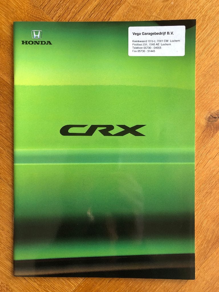 Honda CRX folder 1992, Honda, Verzenden, Nieuw, Honda