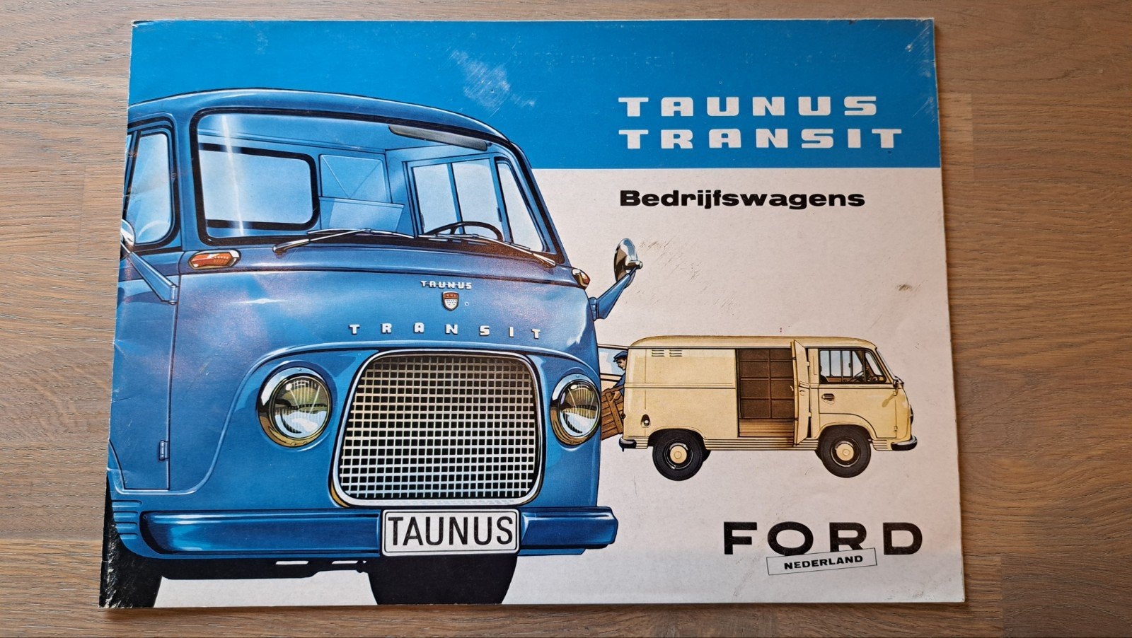 Super mooie folder Ford Taunus Transit, Ophalen of Verzenden, Gelezen, Algemeen