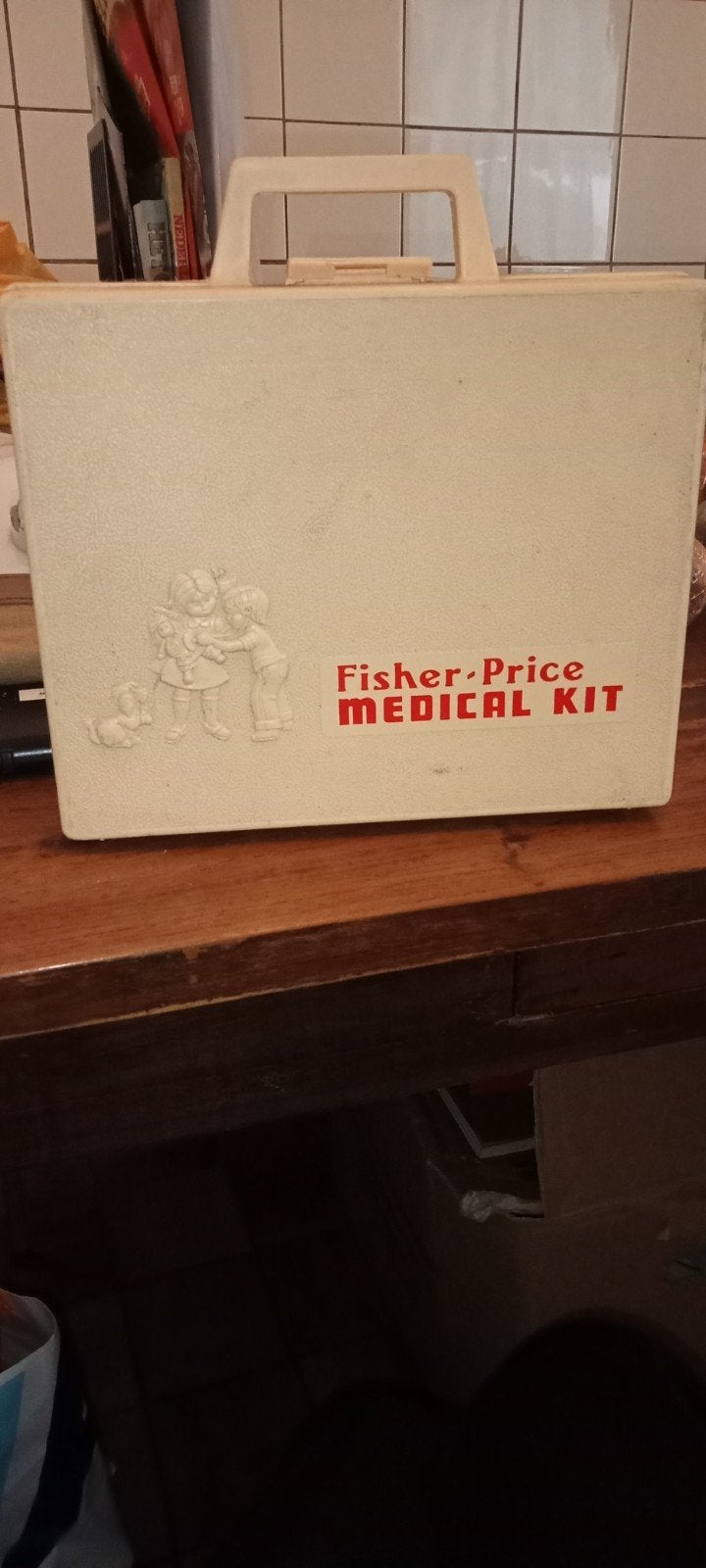 Vintage Fisher-Price Dokterskoffer Speelset, Ophalen of Verzenden, Gebruikt