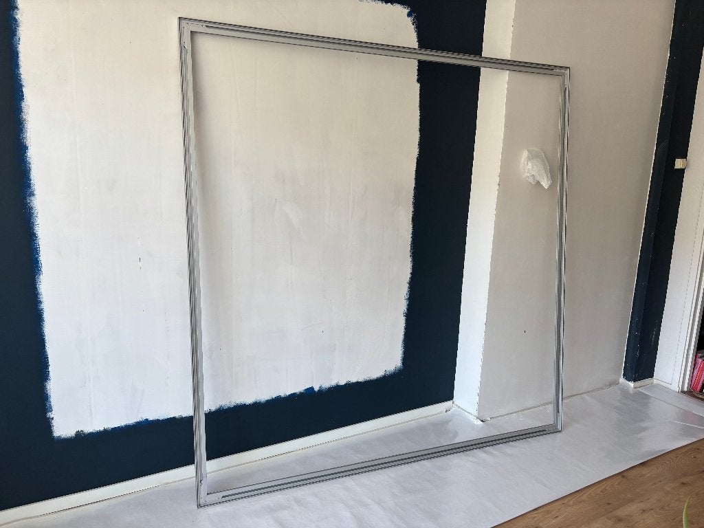 Textielframe / schilderijlijst metaal, Ophalen, Gebruikt, Overige typen, 200 cm