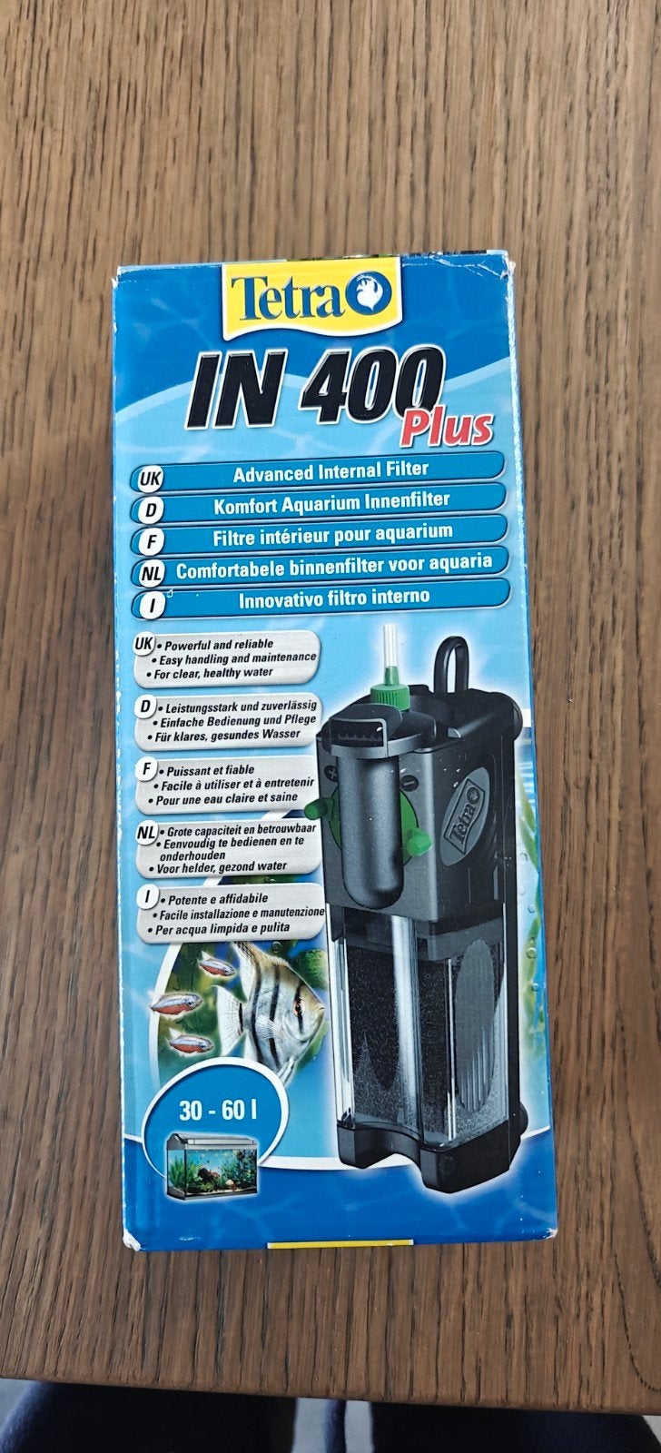 Tetra IN 400 plus aquarium pomp, Ophalen