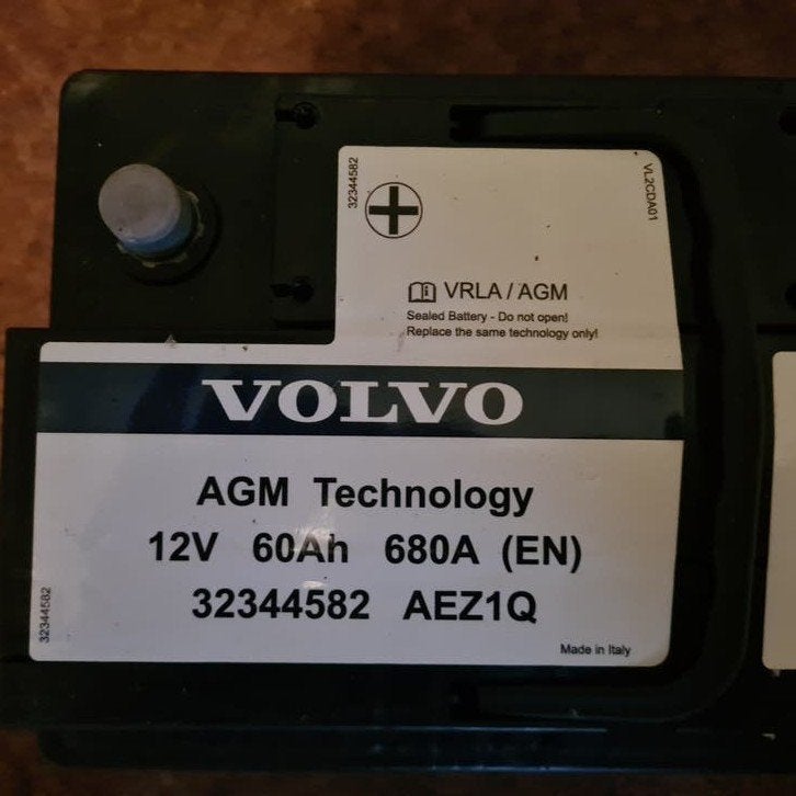 Volvo AGM Accu 12V 60Ah 680A, Ophalen of Verzenden, Volvo