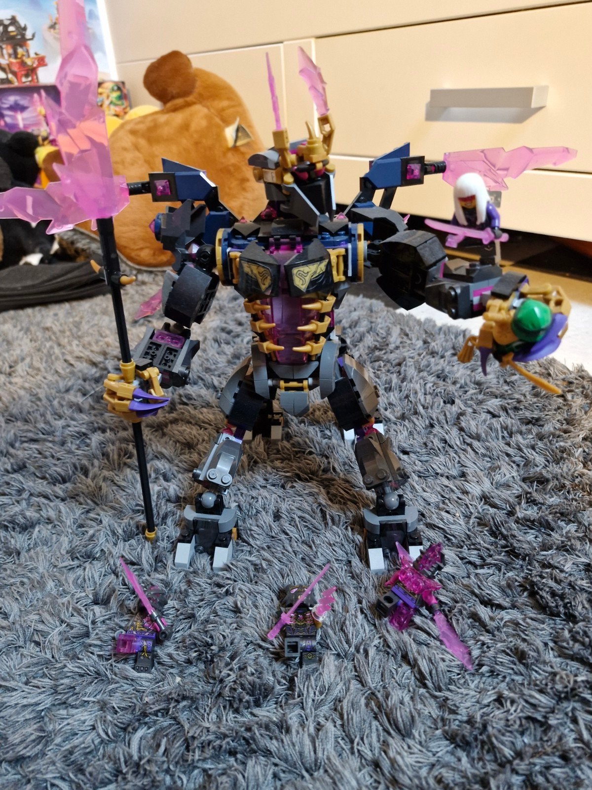 LEGO Ninjago Overlord Draak vs. Lloyd Mech (71742), Ophalen, Lego, Zo goed als nieuw, Compleet