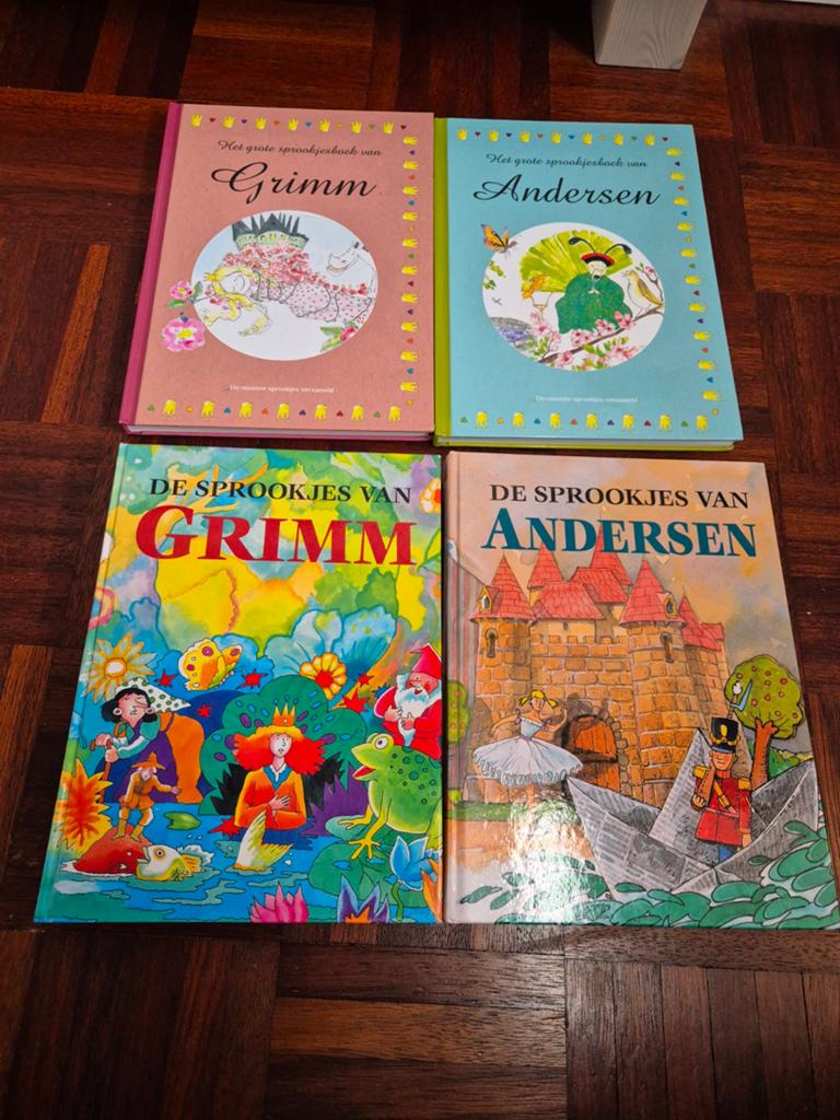 Vier grote sprookjesboeken, Ophalen