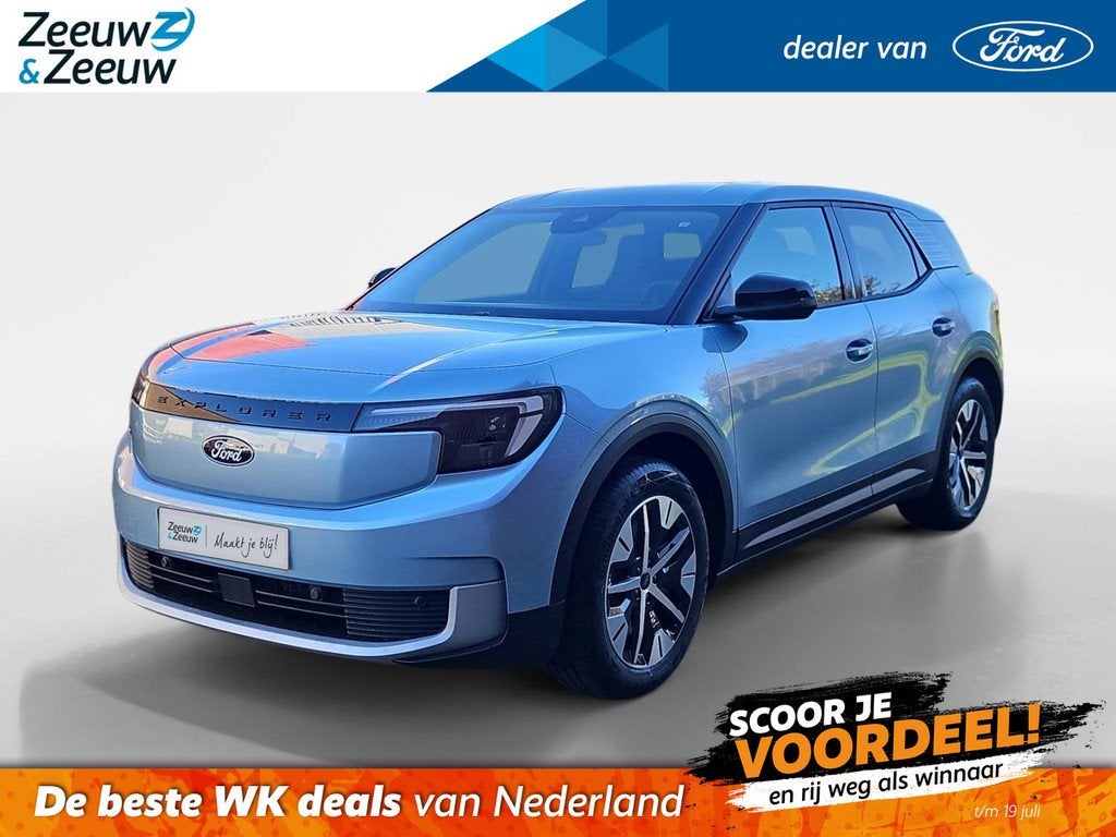 Ford Explorer Extended Range RWD 77 kWh | Actiekorting tot, Auto's, Ford, Automaat, 12 maanden, Achterwielaandrijving, Zwart