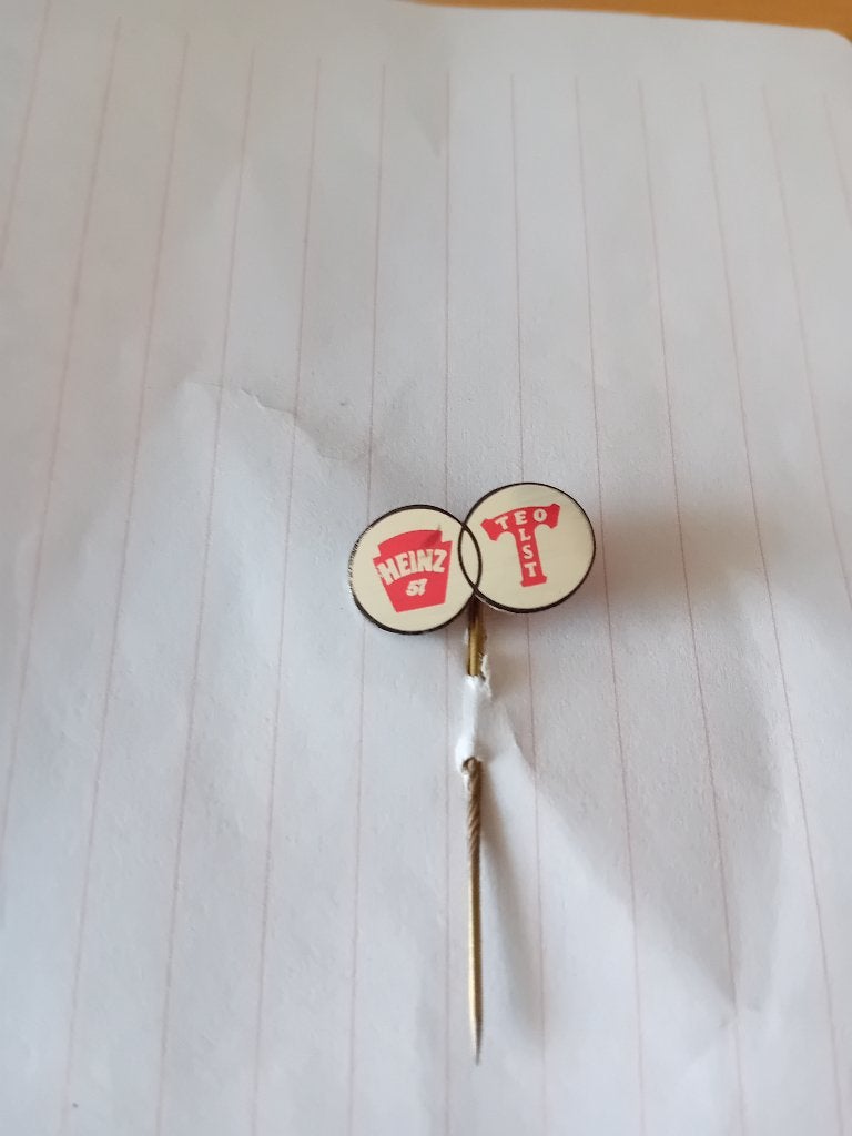 Pin - TEO Elst - Heinz 57, Ophalen of Verzenden, Zo goed als nieuw, Merk, Speldje of Pin