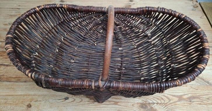 Franse brocante plukmand , 57 cm, Antiek en Kunst, Curiosa en Brocante, Ophalen of Verzenden