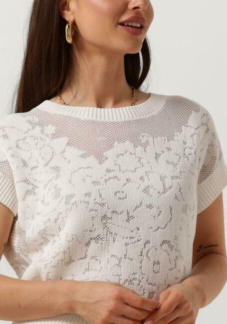 Caroline Biss wit ajour truitje - Maat 38, Kleding | Dames, Maat 38/40 (M), Wit, Ophalen of Verzenden, Zo goed als nieuw